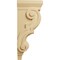 Ekena Millwork 6"W x 7 1/2"D x 18"H Extra Large Traditional Wood Corbel, Alder CORW06X08X18TRAL - alternate 4
